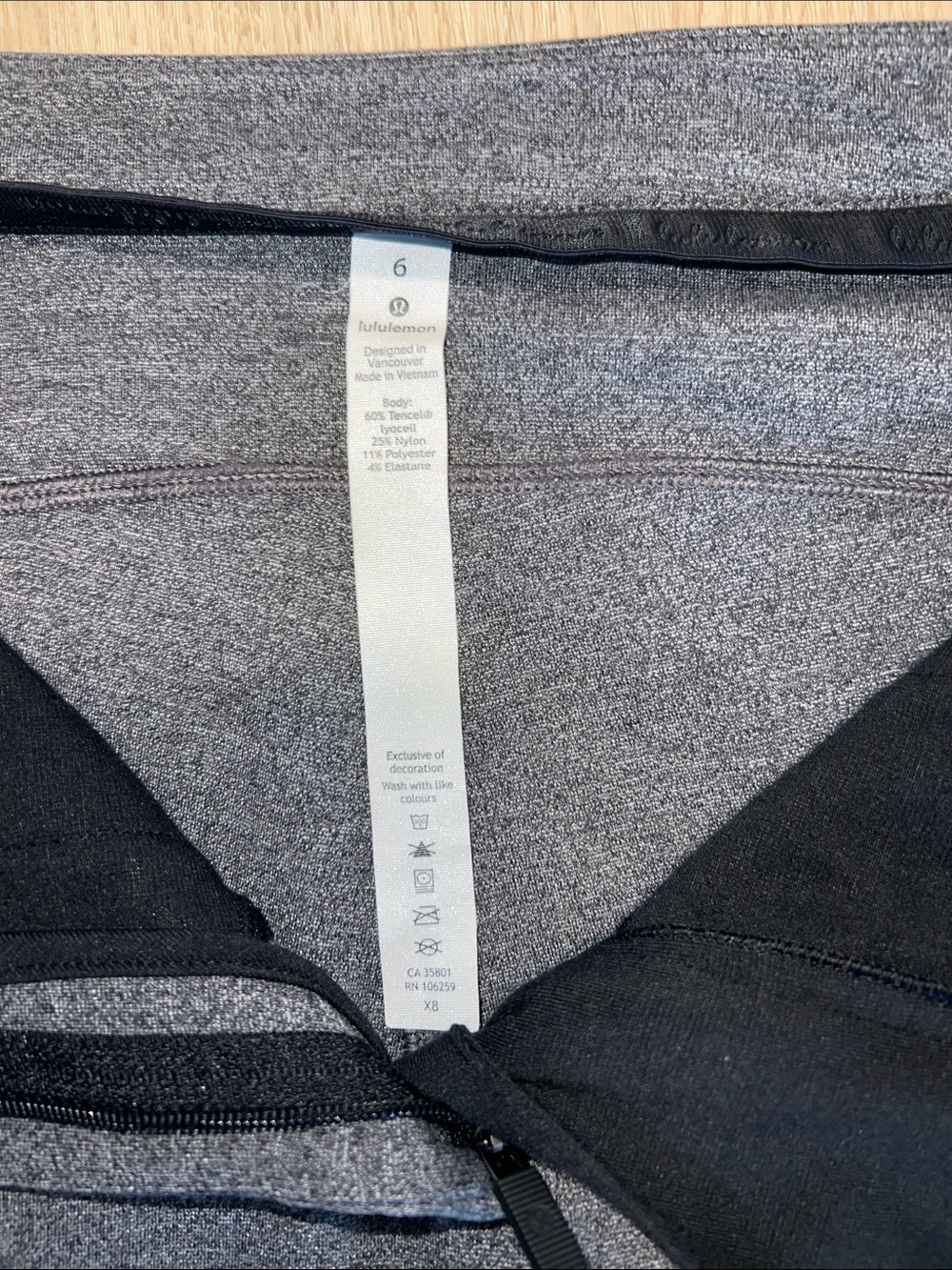 Lululemon On The Move Pant Ponte Heathered Core Dark Grey - Picture 13 of 16